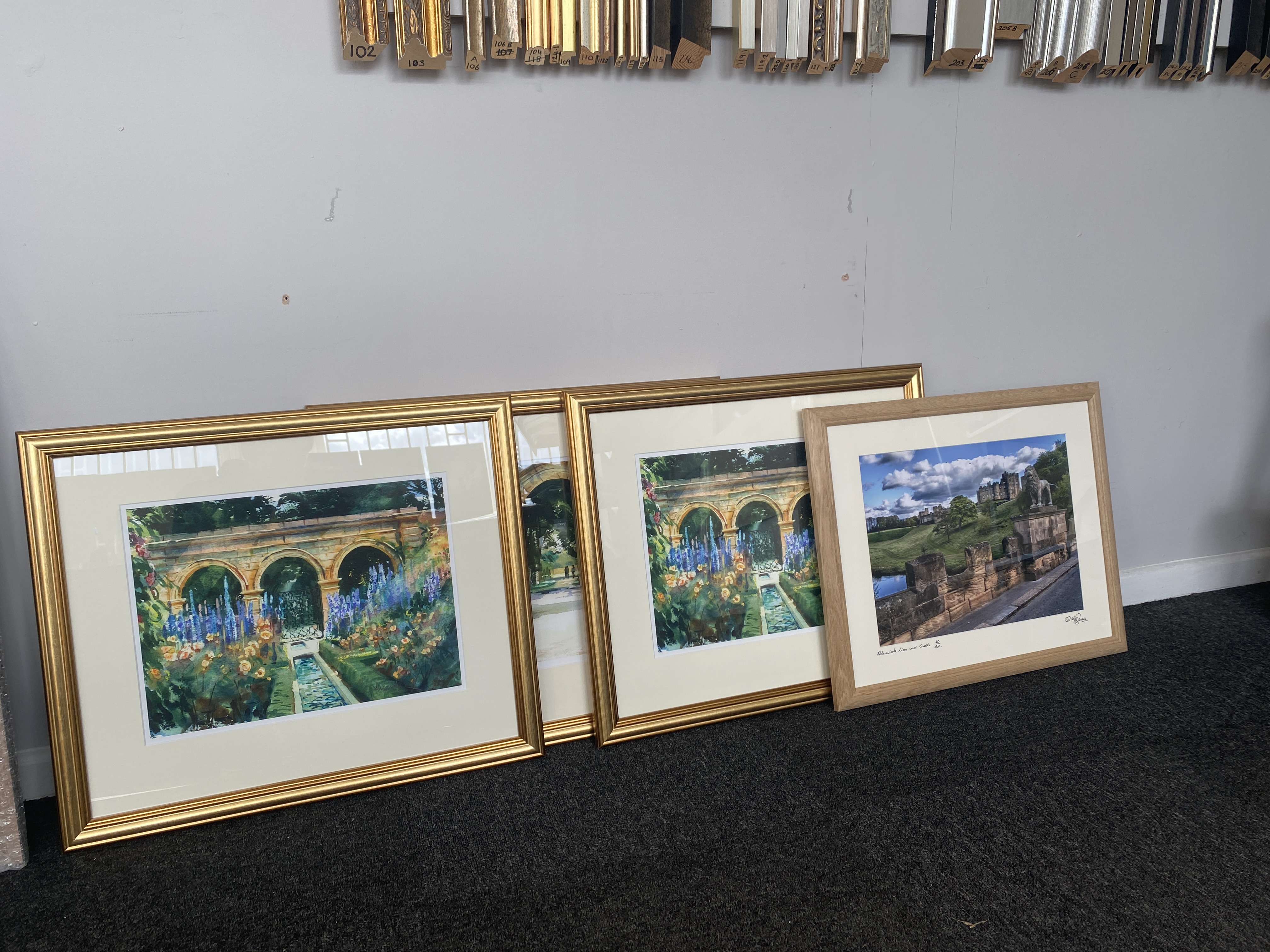 Finished framing project 52 — The Framing Department, Alnwick