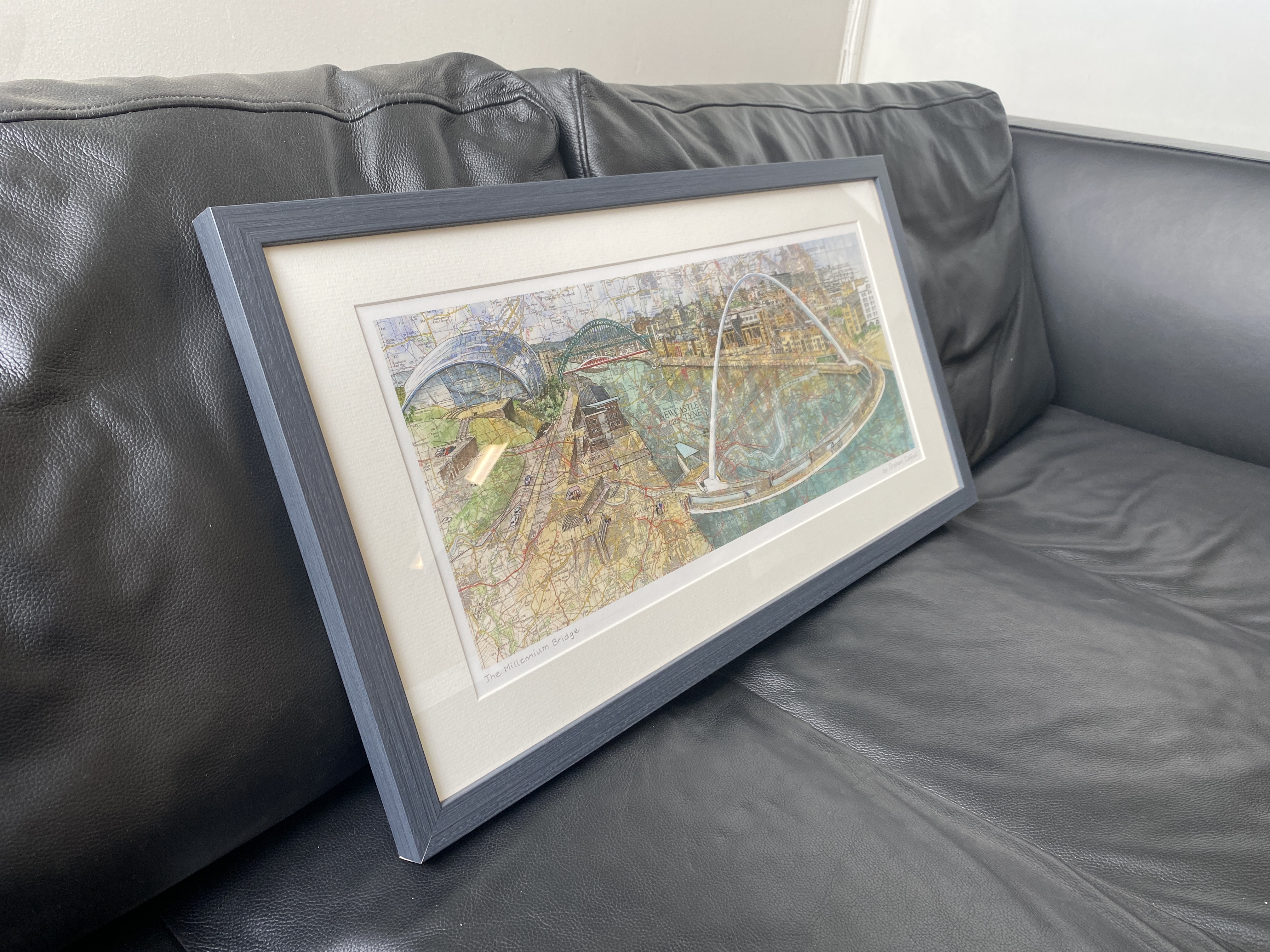Finished framing project 47 — The Framing Department, Alnwick