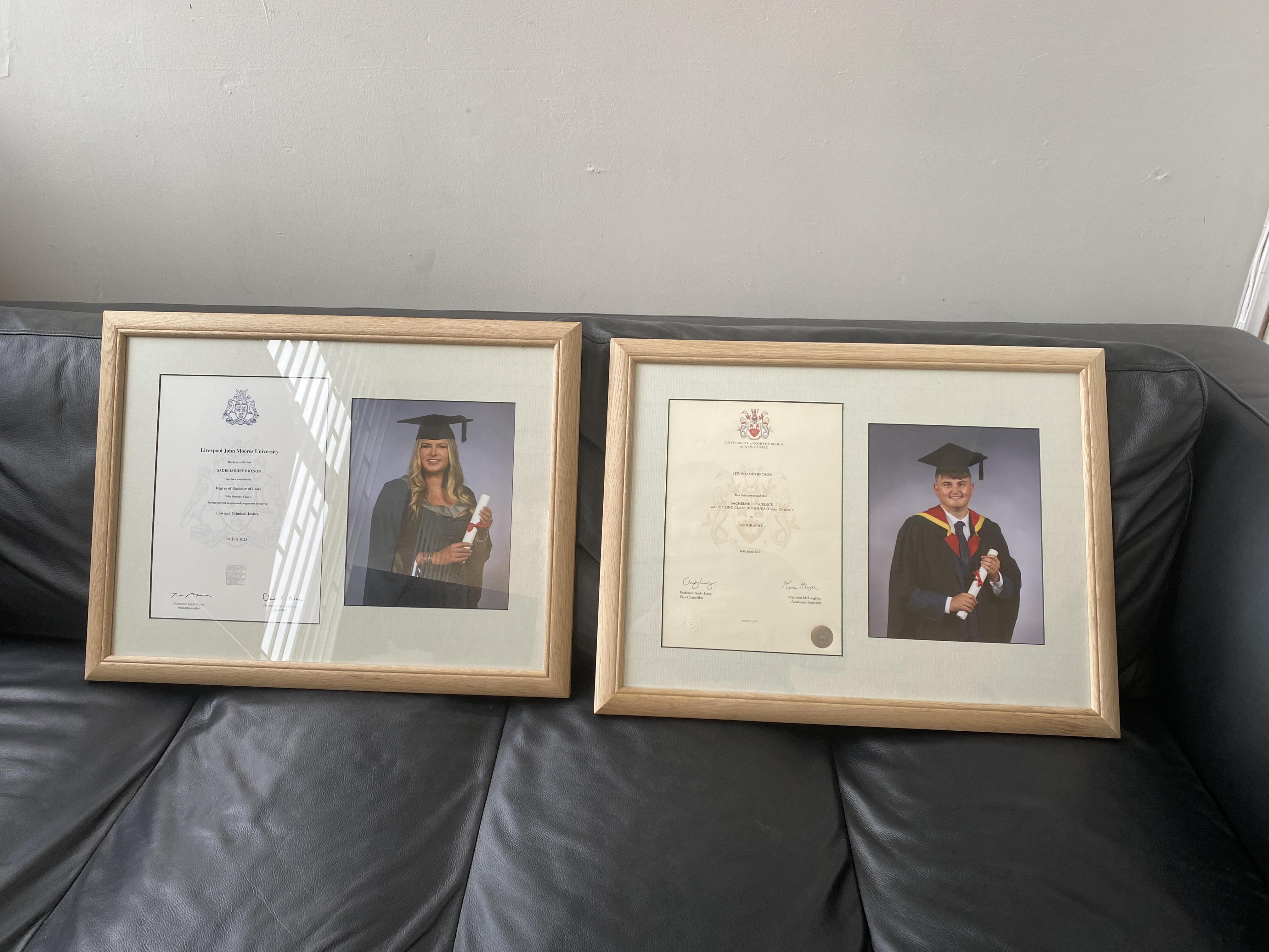 Finished framing project 38 — The Framing Department, Alnwick