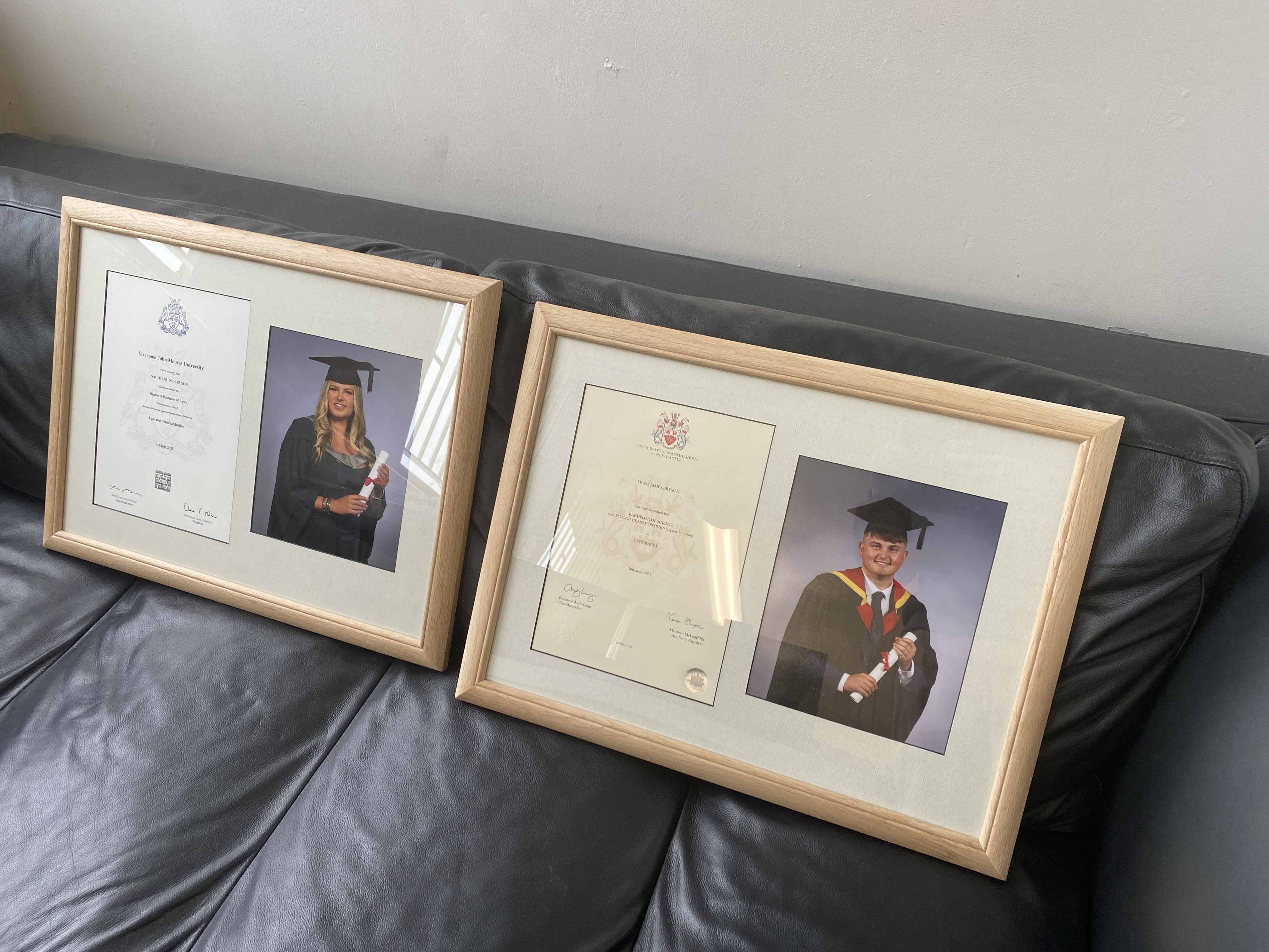 Finished framing project 39 — The Framing Department, Alnwick