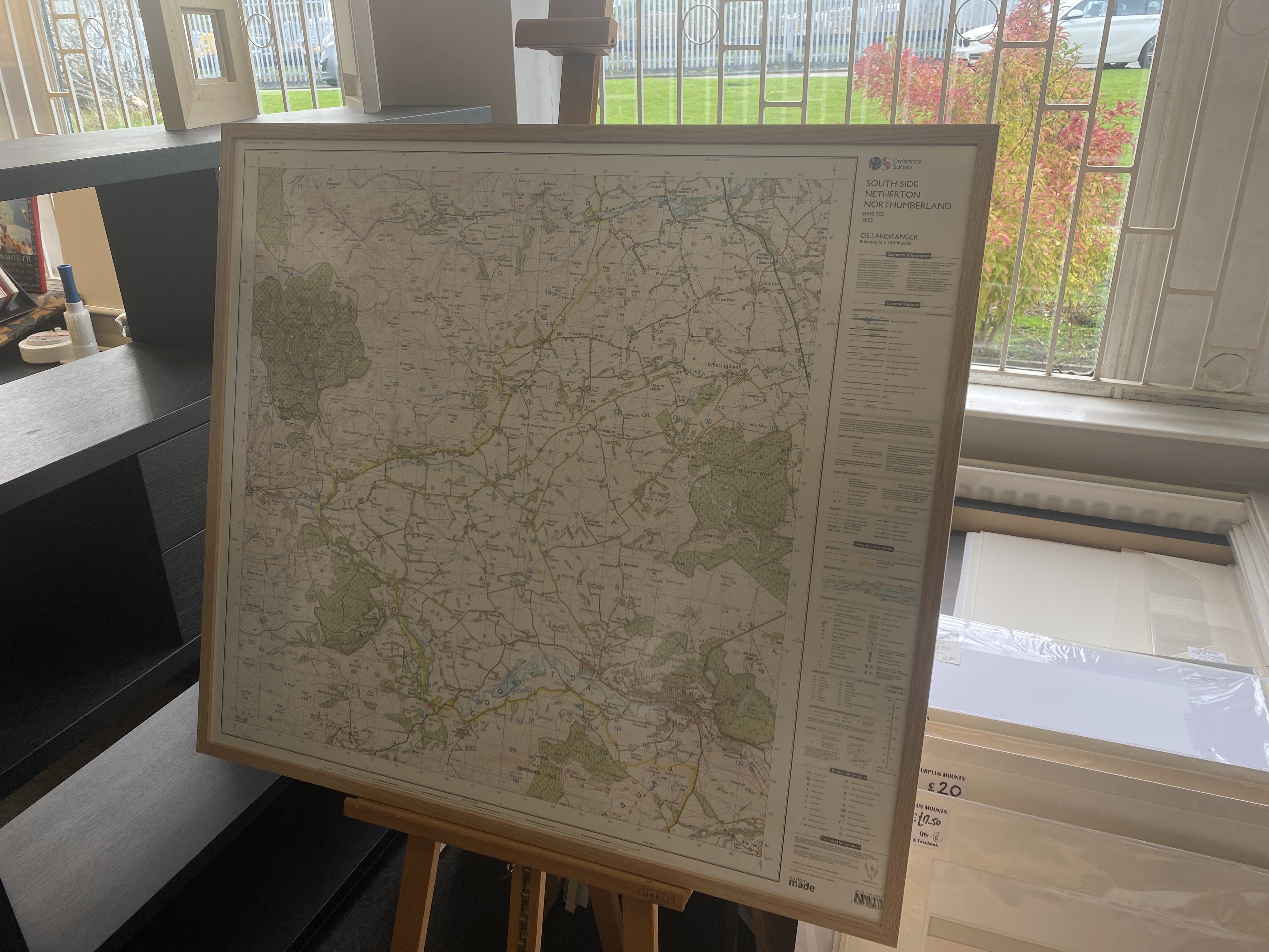 Finished framing project 35 — The Framing Department, Alnwick