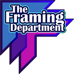 The framing department Logo